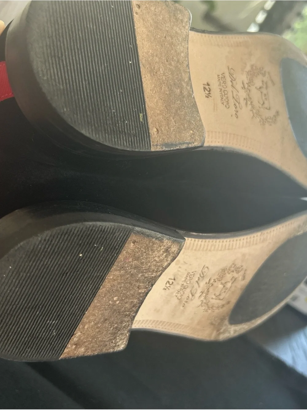 Men’s DEL TORO Made In Italy Black Velvet Slipper II Size 12.5 Great Condition